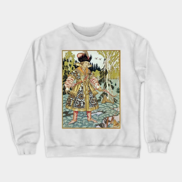 Prince Ivan and The Frog Princess - Ivan BIlibin Crewneck Sweatshirt by forgottenbeauty